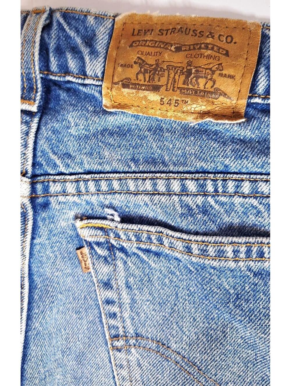 Levi's 545 VTG Loose Fit Men's Jeans - W38 L32 Orange Tab